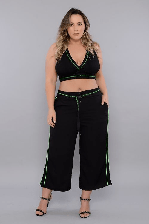 calça pantacourt plus size como usar