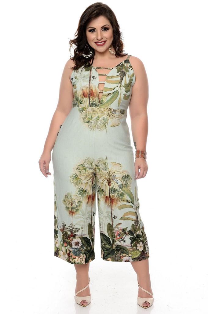 conjunto pantacourt plus size