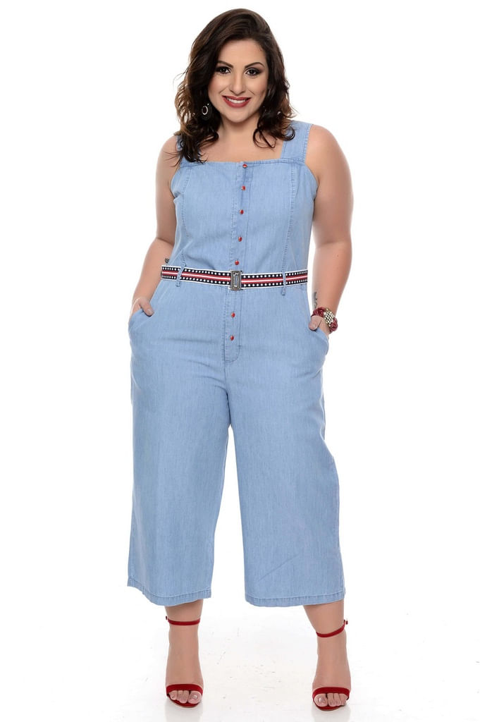 pantacourt jeans plus size