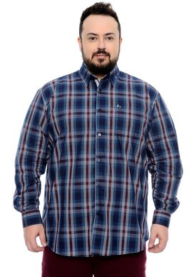 blusa xadrez plus size