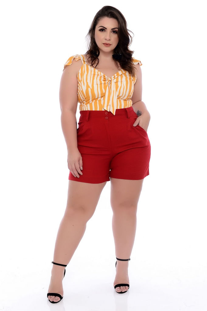 short social plus size