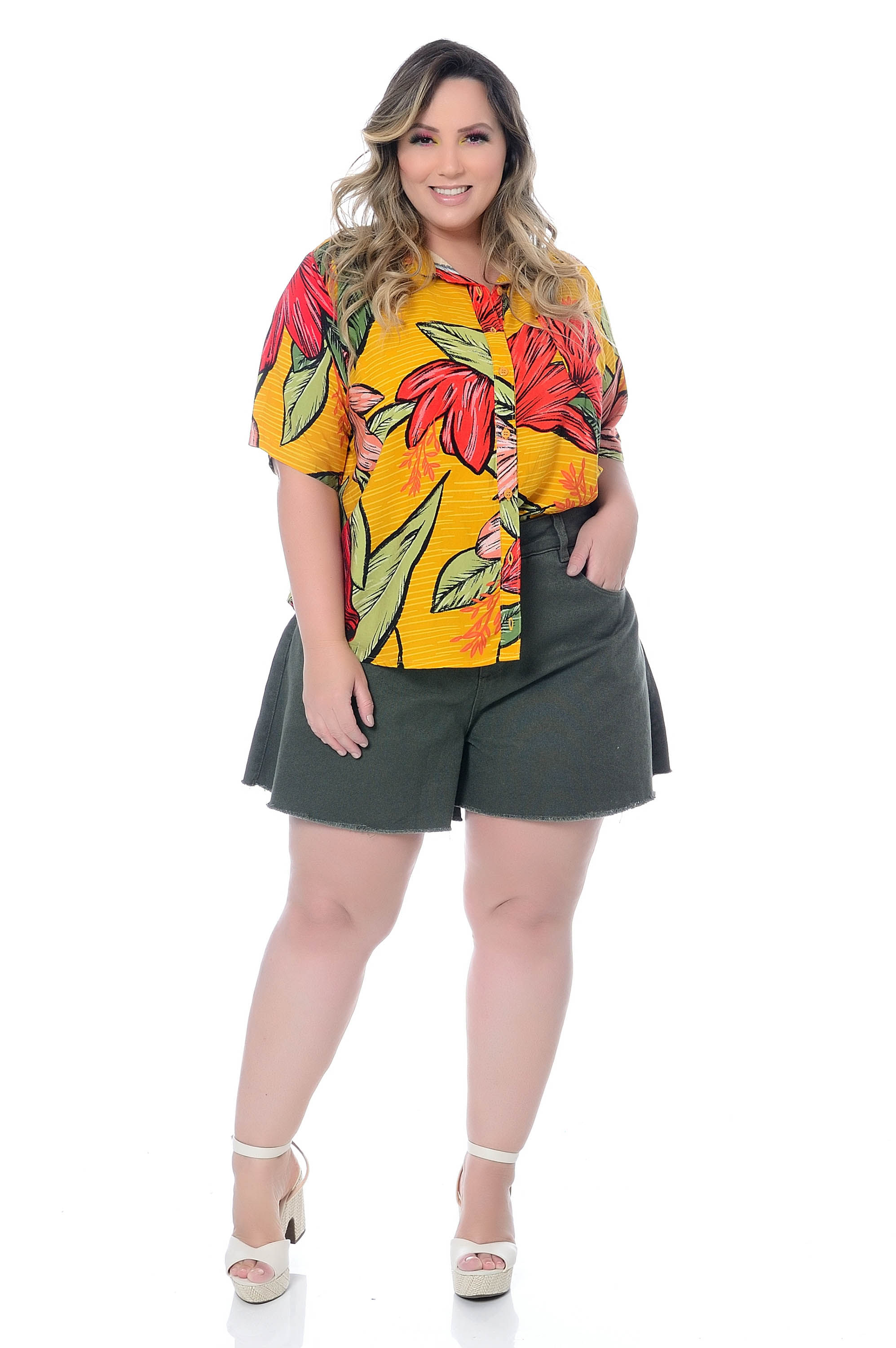 modelos de camisa plus size