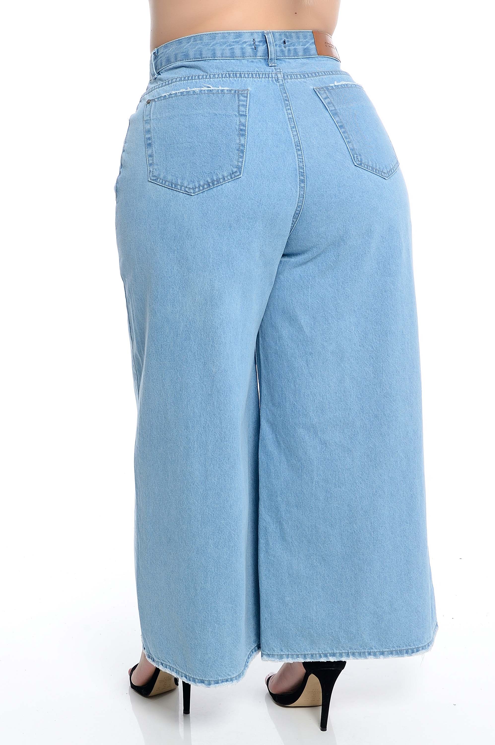 Calças Jeans Diversos Modelos Moda Fashion Top Divine Jeans Pantalona Barra  Desfiada