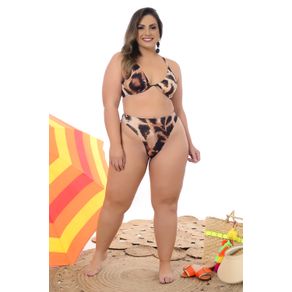 Biquíni Plus Size Sem Bojo Com Aro Hot Pants - daluzplussize