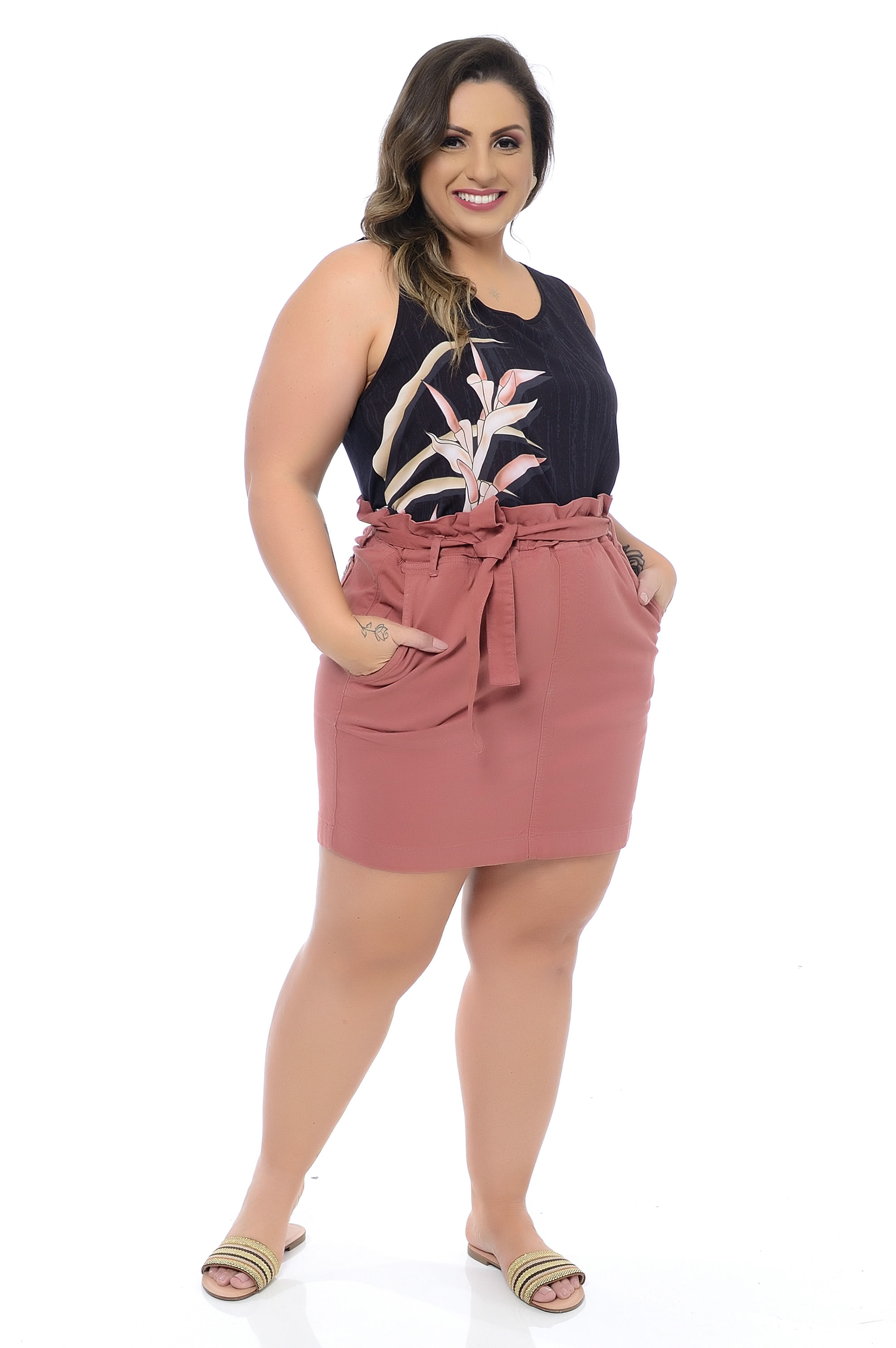 regatas de viscose plus size