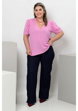 BLUSA-MANGA-CURTA-BUFANTE-DECOTE-EM-V-ROSA-PLUS-SIZE--2-