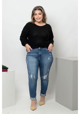 Calca-Jeans-Escura-em-Algodao-Plus-Size--1-