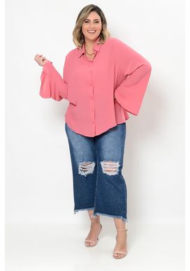Camisa-Rosa-Maquinetada-Manga-Longa-Flare-Plus-Size-2