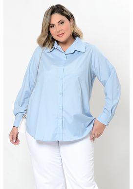 Camisa-Azul-em-Algodao-Plus-Size-1