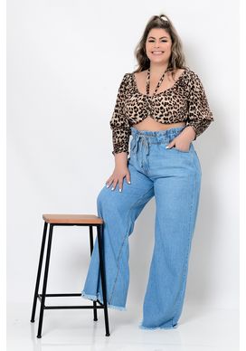Calca-Wide-Leg-Jeans-com-Elastico-na-Cintura-Plus-Size--9-