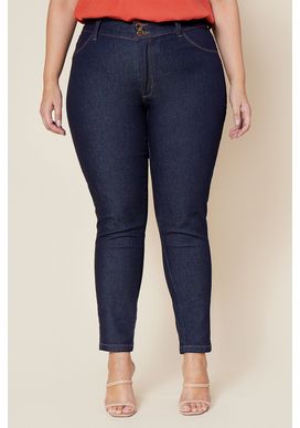 Calça Flare Jeans com Elastano Plus Size