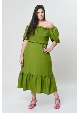 Vestido-Longo-Ciganinha-Verde-com-Lastex-Plus-Size--1-