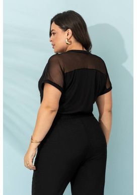 Blusa-Preta-Estampada-com-Tule-Plus-Size-Lina--4-