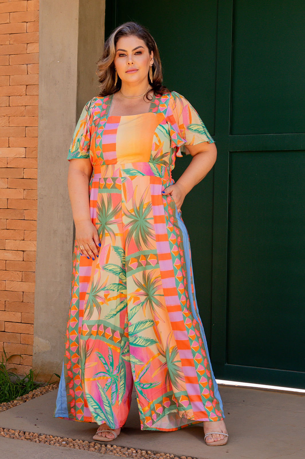 Macacão Pantalona Feminino Mercado Livre Macacao Longo Feminino